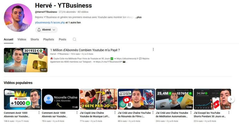 Herve delagne youtube